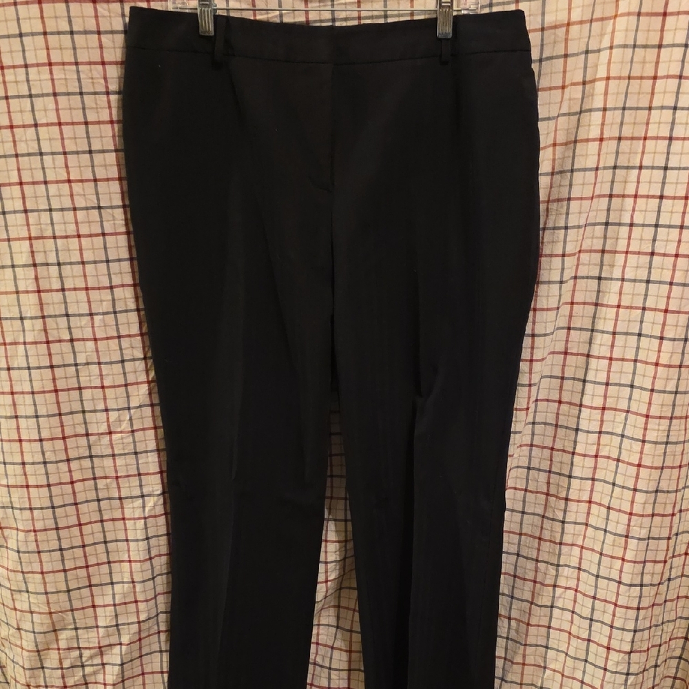 🏝️ Womens' Style & Co Black Striped Pants 16